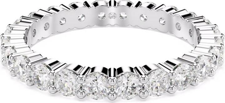 Actual product image Swarovski Matrix Vittore Ring Rundschliff Weiss Silberfarbenes Finish (58)