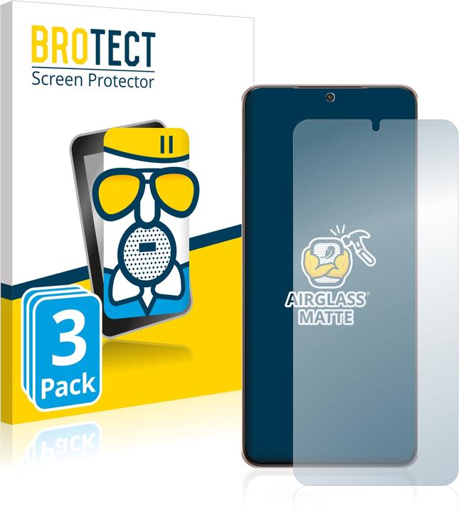 Produktbild BROTECT AirGlass Panzerglasfolie Matt (3 Stück, Samsung Galaxy S21+ 5G)