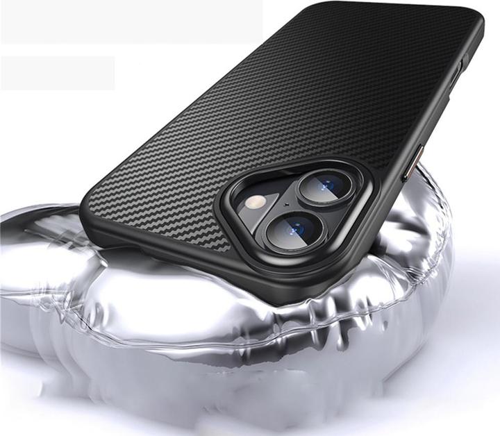 Actual product image Ueli Express MagSafe Carbon Fibre Optics Case (Apple iPhone 16)