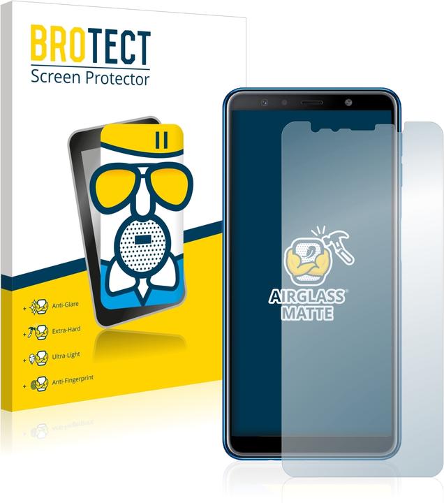 Actual product image BROTECT AirGlass Glass Matte (1 Piece, Samsung Galaxy A7 (2018))