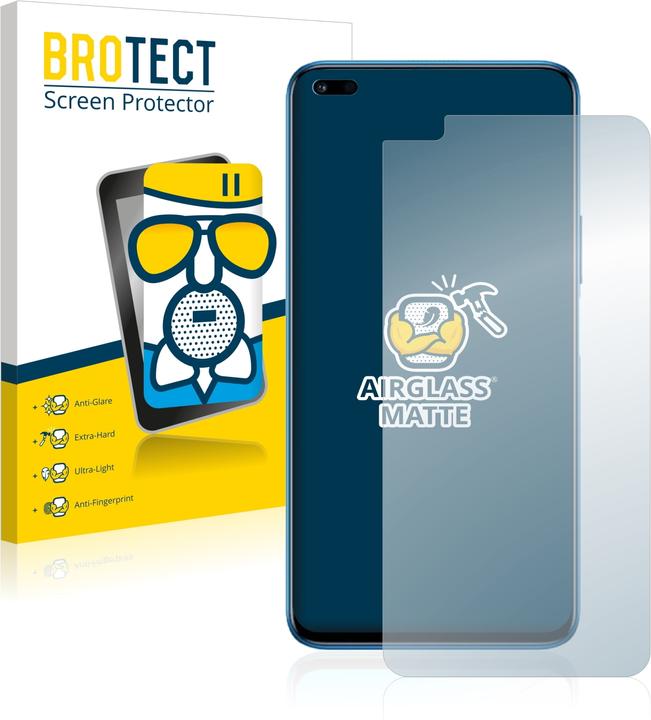 Productafbeelding BROTECT AirGlass Matte kogelwerende glasfolie (1 Stuk, Honor 50 Lite)