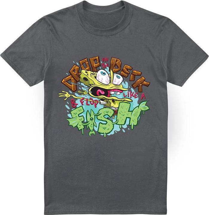 Immagine prodotto Spongebob Squarepants Drop And Flop Maglietta Uomo (M)