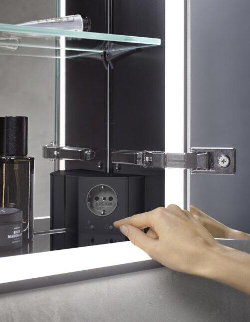 Actual product image Emco Installation frame ASIS PRIME for flush-mounted illuminated mirror cabinet 1322x722mm