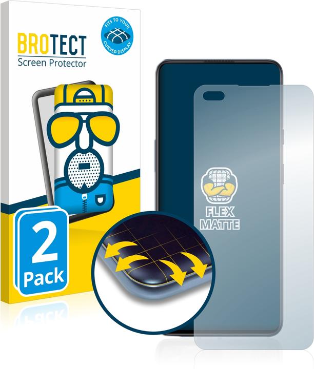 Actual product image BROTECT Full-Cover Protector Matte (2 Piece, OnePlus North)