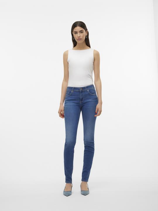 Actual product image Vero Moda VMLUX Mid Rise Jeans Slim Fit Jeans (34)