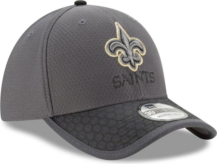 Actual product image New Era 39Thirty Cap - NFL 2017 SIDELINE New Orleans Saints (M/L)