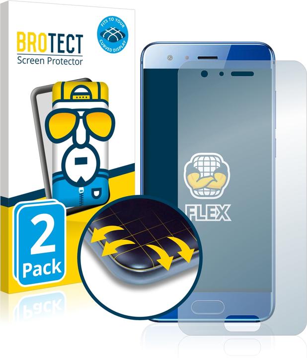 Produktbild BROTECT Full-Cover Displayschutz (2 Stück, Honor 9)