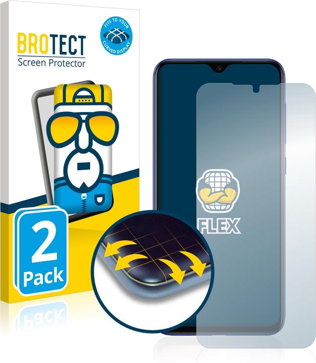 Actual product image BROTECT Full-Cover Protector (2 Piece, Mi 9 SE)