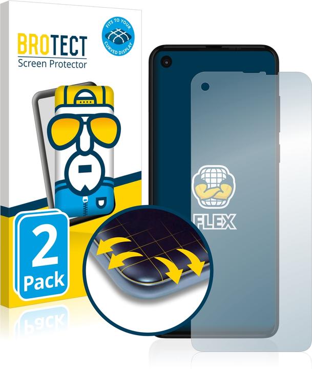 Image du produit BROTECT Full-Cover Protection (2 pièce(s), Motorola One Action)