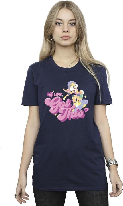 Actual product image Looney Tunes Womens/Ladies Lola We Got This Skate Cotton Boyfriend T-Shirt (L)