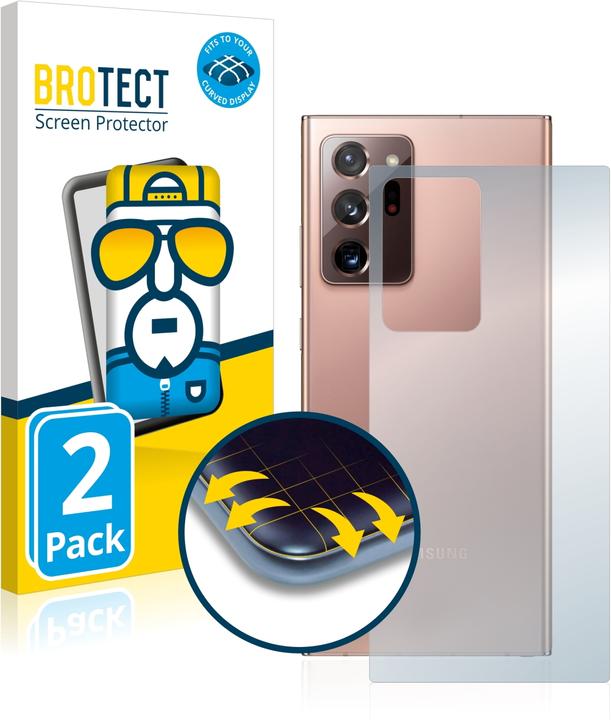 Productafbeelding BROTECT Volledig bedekkende screen protector (2 Stuk, Samsung Galaxy Note 20 Ultra)
