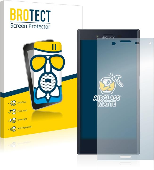 Productafbeelding BROTECT AirGlass Matte kogelwerende glasfolie (1 Stuk, Sony Xperia X Compact)