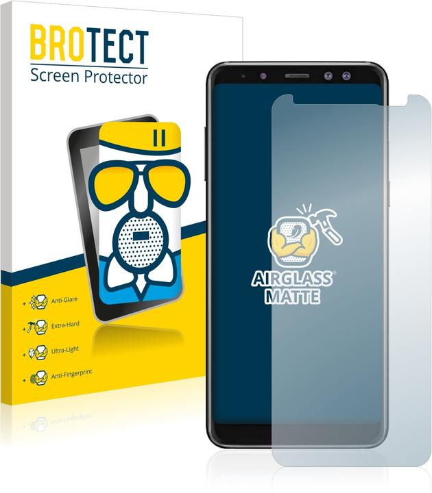 Produktbild BROTECT AirGlass Panzerglasfolie Matt (1 Stück, Samsung Galaxy A8 (2018))