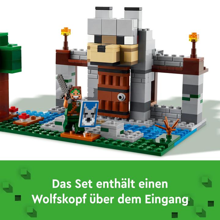 Produktbild LEGO Die Wolfsfestung (21261, LEGO Minecraft)