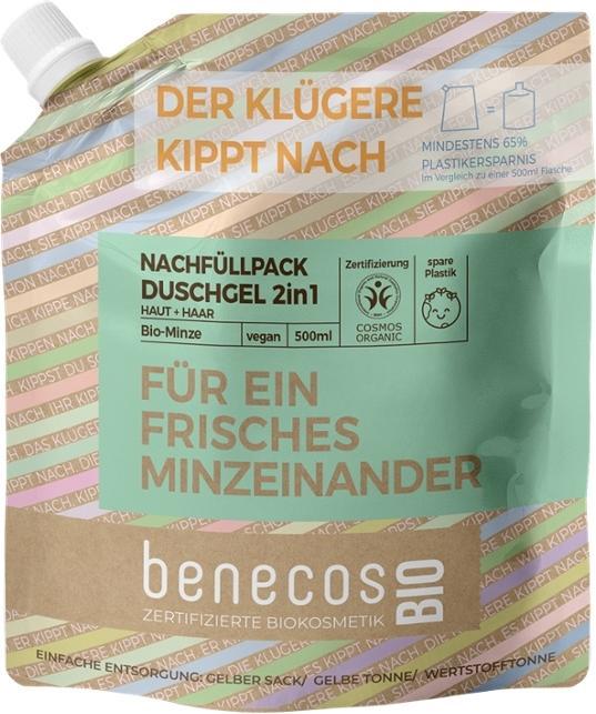 Produktbild Benecos NF Duschgel 2in1 Minze (500 ml)