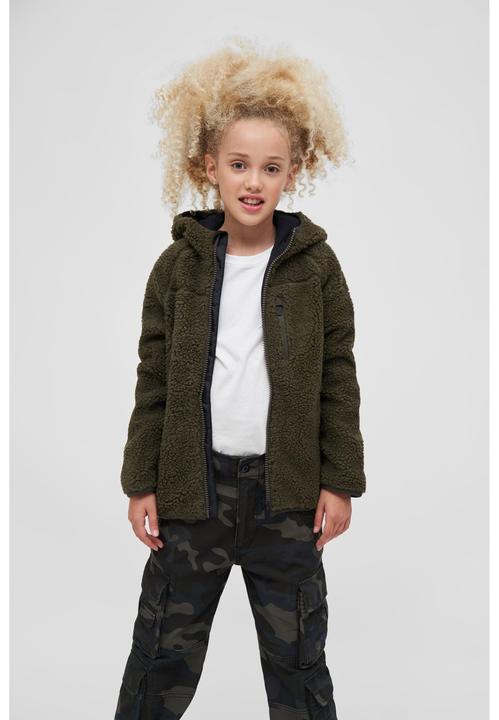 Actual product image Brandit Kids Teddy Fleece Jacket Hood - 16231 (170)