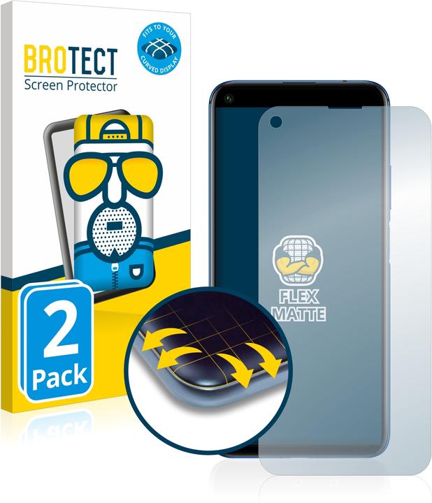 Actual product image BROTECT Full-Cover Protector Matte (2 Piece, Huawei Nova 5T)