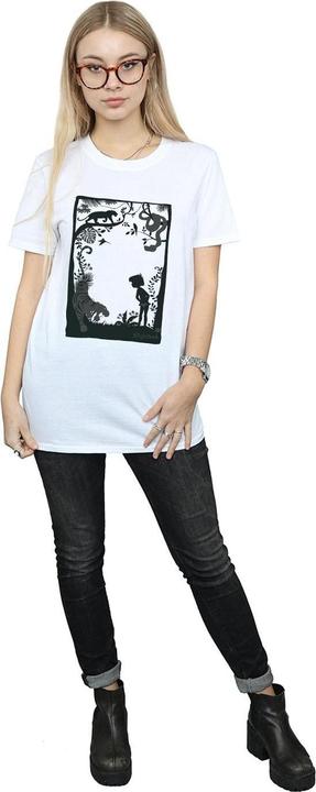 Actual product image Disney Womens/Ladies The Jungle Book Silhouette Poster Cotton Boyfriend T-Shirt (XL)