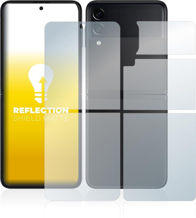 Actual product image upscreen Reflection Shield Protector Matte (1 Piece, Samsung Galaxy Z Flip3)