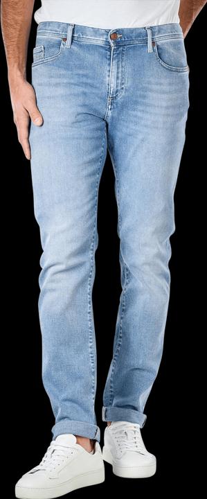 Alberto Dual FX Lefthand Pipe Jeans Slim Fit Light Blue