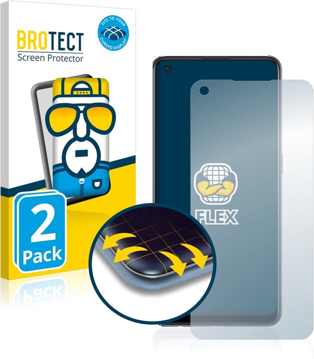 Actual product image BROTECT Full-Cover Protector (2 Piece, Oppo A74)