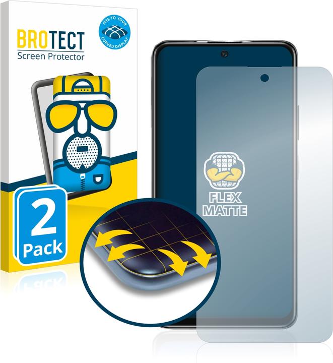 Actual product image BROTECT Full-Cover Protector Matte (2 Piece, Xiaomi Poco M4 Pro 5G)