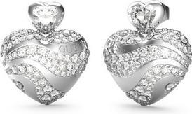 Produktbild Guess - Romantic steel earrings with zircons In My Heart JUBE04499JWRHT/U