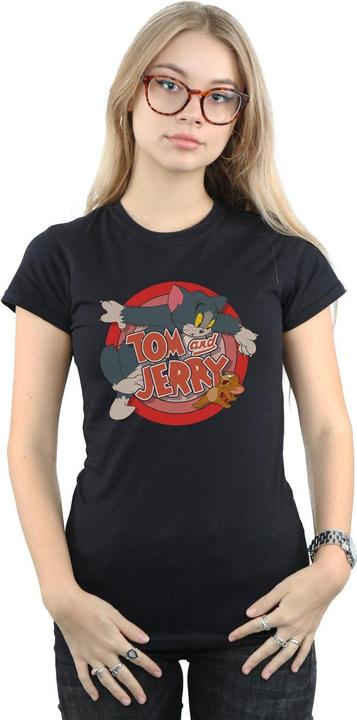 Actual product image Tom & Jerry Womens/Ladies Catch Cotton T-Shirt (L)
