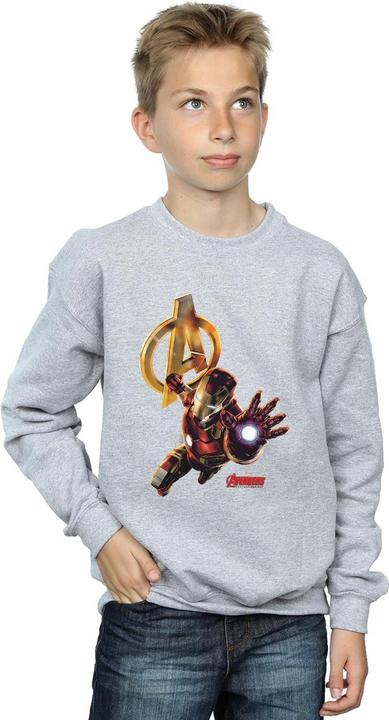 Immagine prodotto Iron Man Pose Felpa Ragazzi (152, 158)