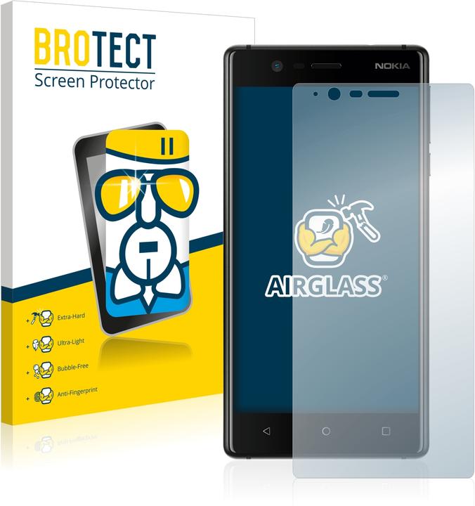 Image du produit BROTECT AirGlass Verre (1 pièce(s), Nokia 3)