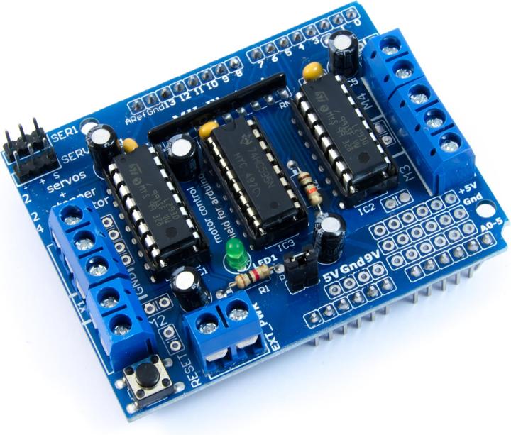 Image du produit Purecrea Bouclier de contrôle moteur pour Arduino V1.0 avec L293D