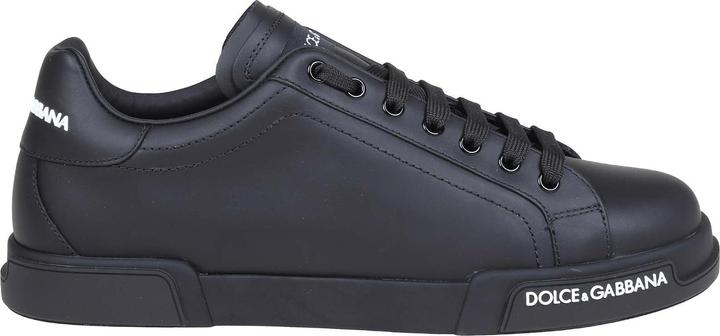 Produktbild Dolce & Gabbana portofino sneakers in black nappa (39)