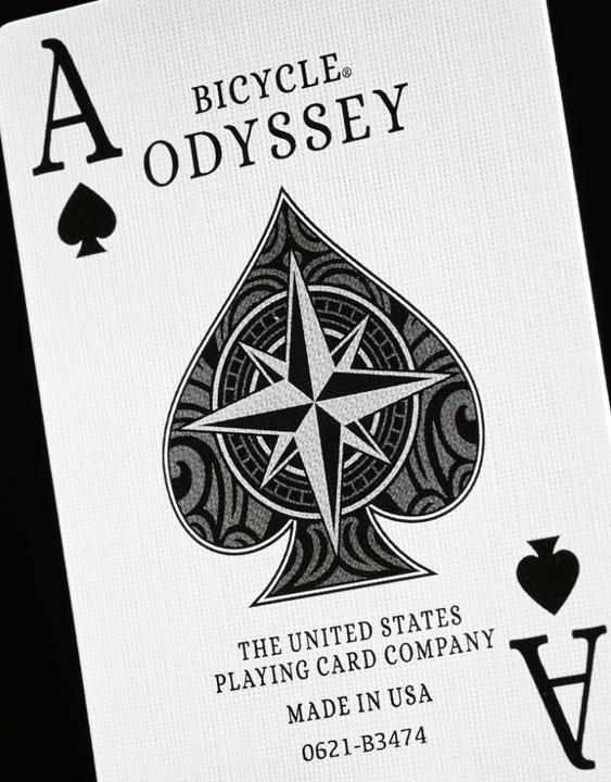 Actual product image Bicycle Odyssey cards (English)