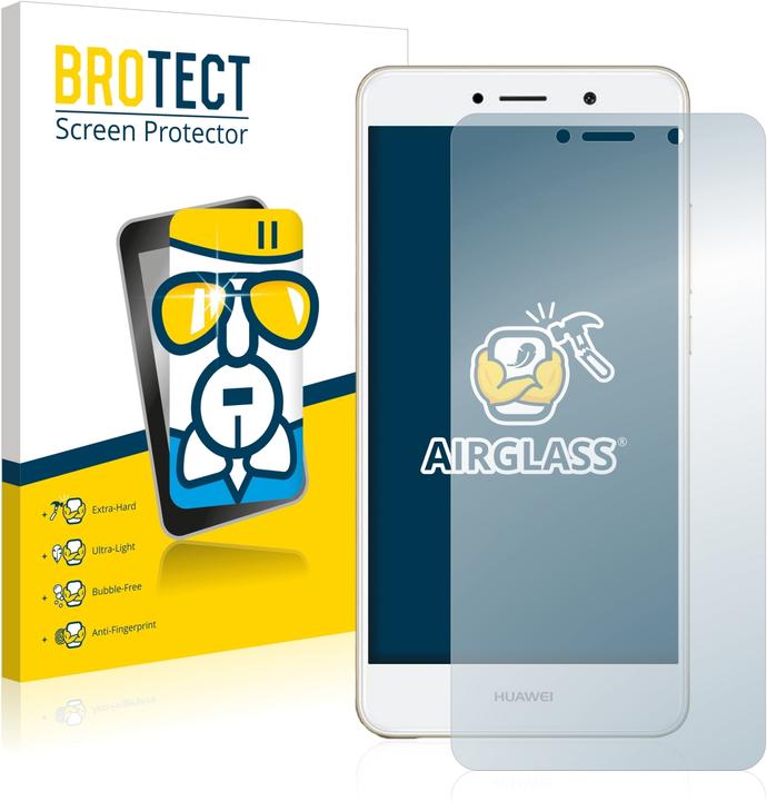 Productafbeelding BROTECT AirGlass kogelwerende glasfolie (1 Stuk, Y7 Prime 2017)