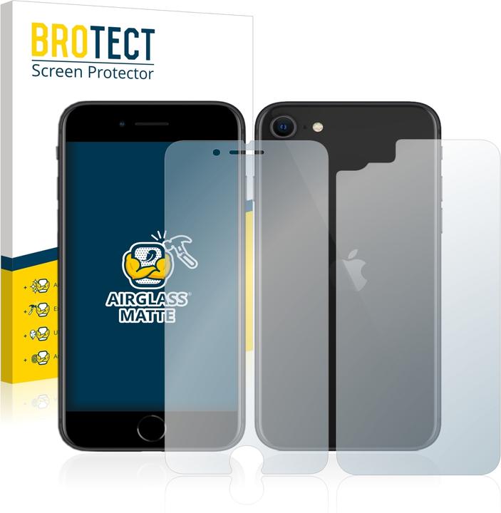 Image du produit BROTECT AirGlass Verre Mat (1 pièce(s), Apple iPhone SE (2ème génération))
