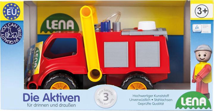 Actual product image Lena Fire truck, Truck, Fire truck, Indoor/outdoor, 3 yr(s), Plastic, Black, Grey, Red, Yellow