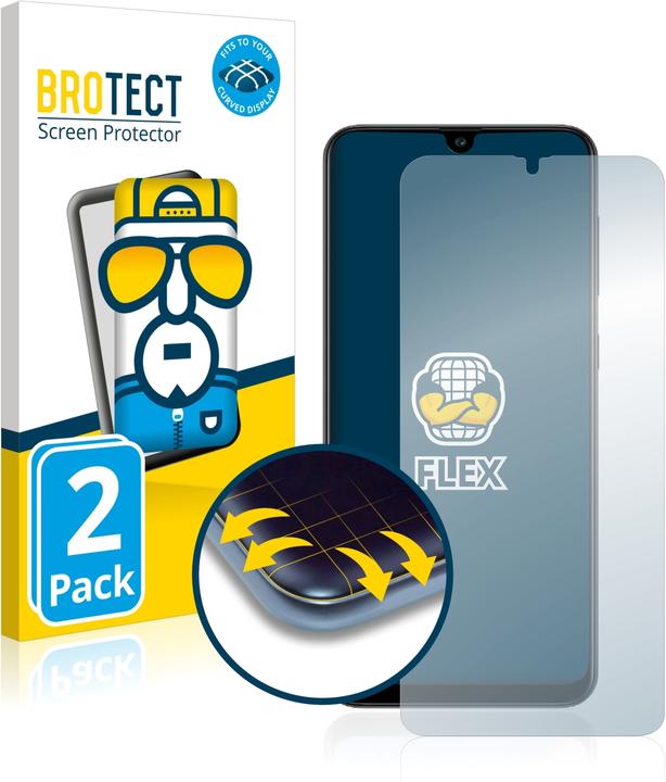 Produktbild BROTECT Full-Cover Displayschutz (2 Stück, Samsung Galaxy A30s)