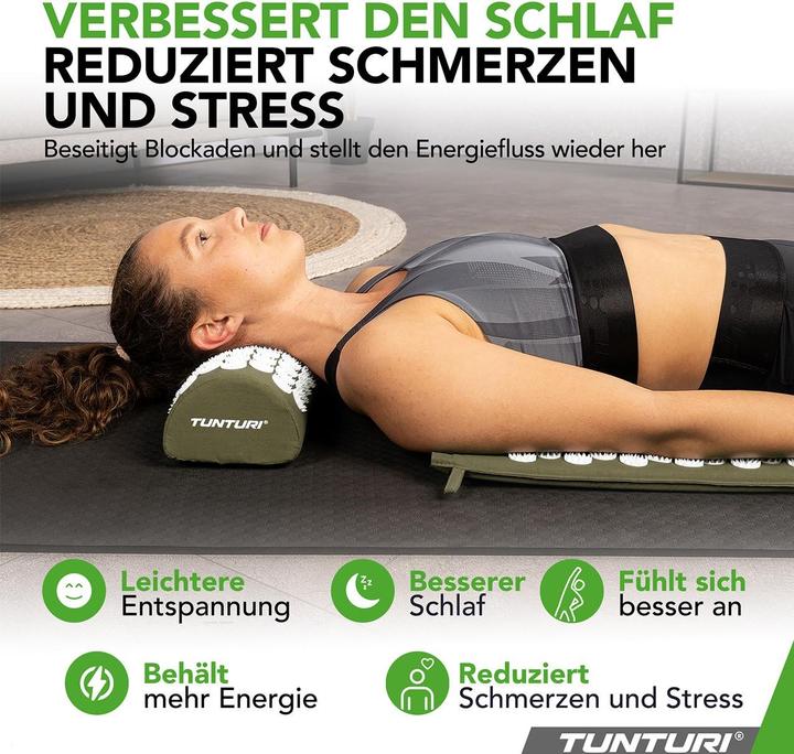 Actual product image Tunturi Acupressure Mat And Pillow