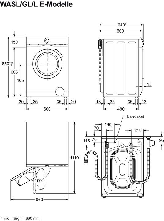 Immagine prodotto Electrolux Wasl2e300 (9 kg, A sinistra)