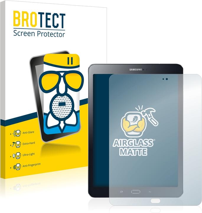 Actual product image BROTECT AirGlass Glass Matte (1 Piece, Galaxy Tab S2 9.7)