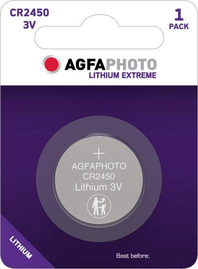 Actual product image AGFAPHOTO Lithium CR2450 3V (1 pcs., CR2450, 530 mAh)