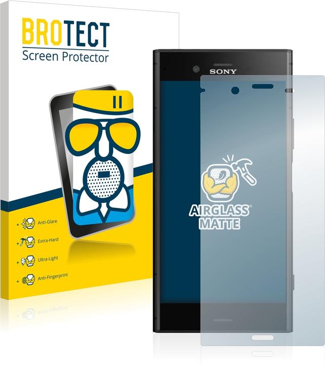 Produktbild BROTECT AirGlass Panzerglasfolie Matt (1 Stück, Sony Xperia XZ1)