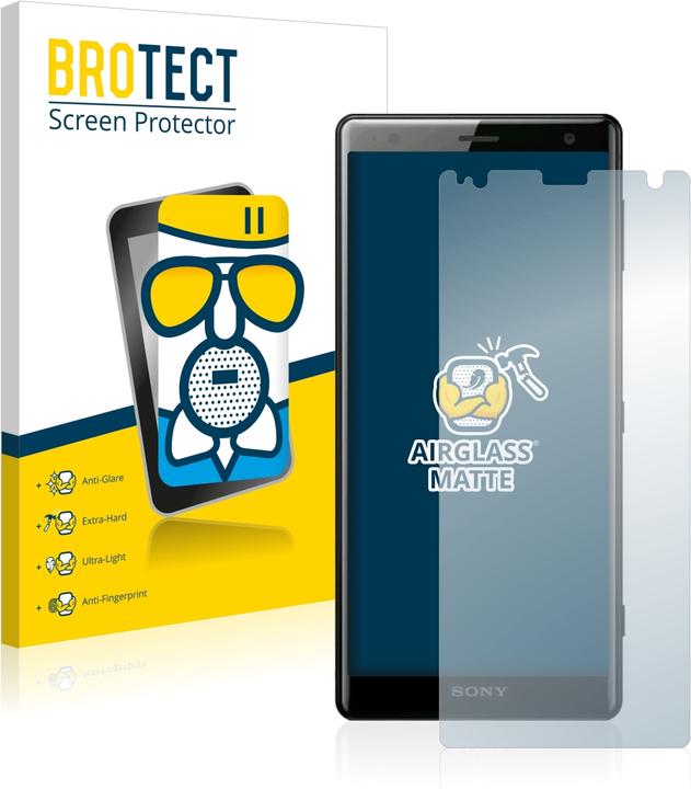 Actual product image BROTECT AirGlass Glass Matte (1 Piece, Sony Xperia XZ2)