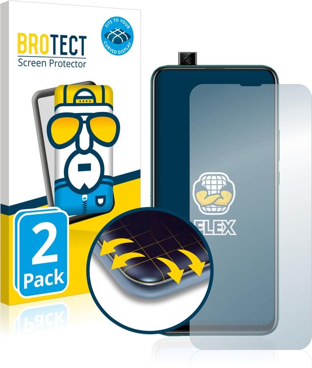 Actual product image BROTECT Full-Cover Protector (2 Piece, Huawei P Smart Z)