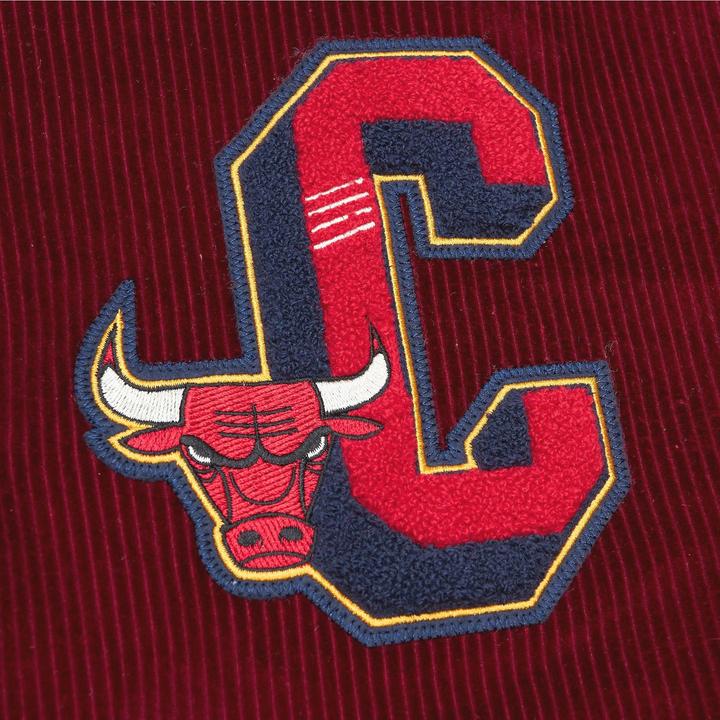 Produktbild Mitchell & Ness M&N Varsity Kord Sherpa College Jacke - Chicago Bulls - L (L)