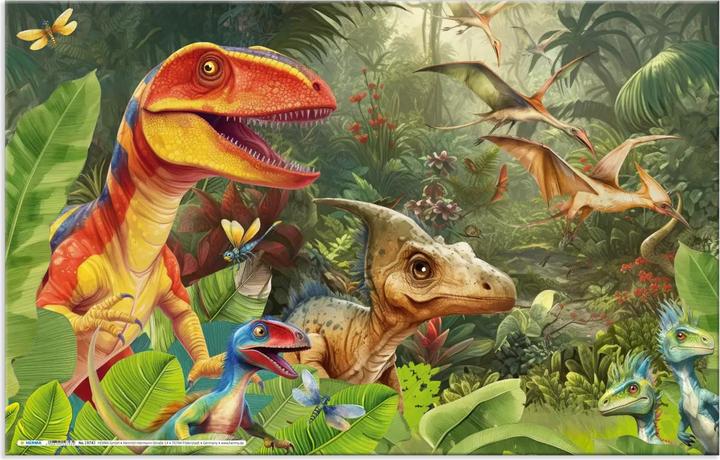 Produktbild Herma 3 Schreibtischunterlagen Karton Dino World (55 x 35 cm)