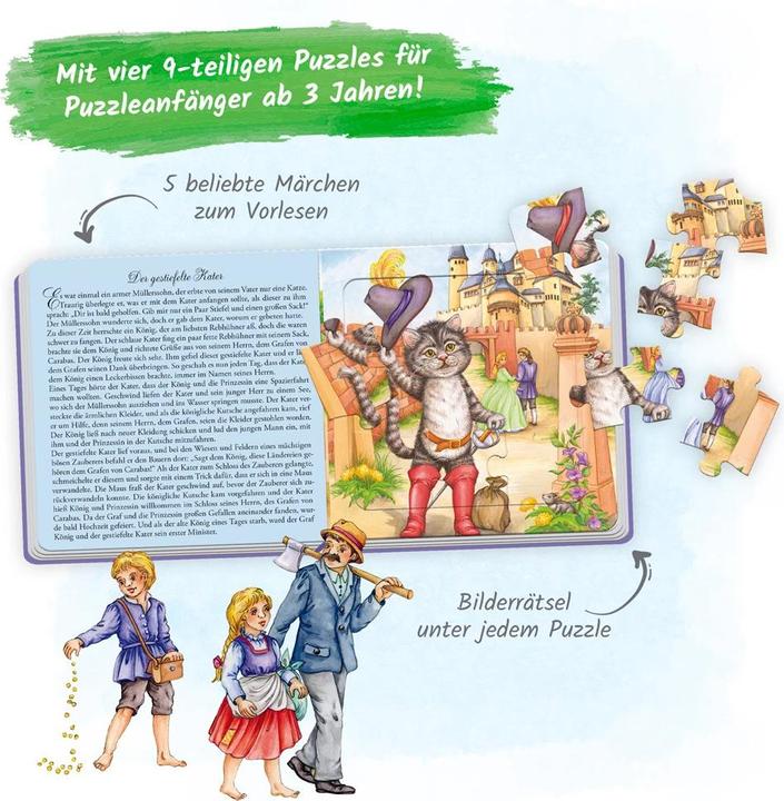 Actual product image Puzzle book fairy tale (10 pieces)
