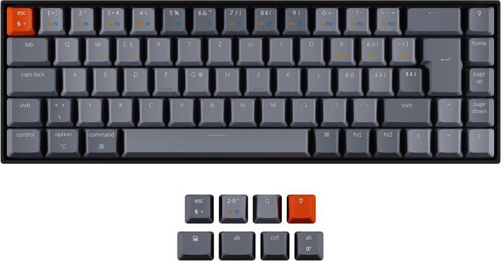 Image du produit Keychron K6 (CH, Sans fil, Filaire)