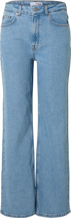 Selected Femme Hellblaue Wide Fit Jeans