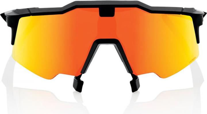 Actual product image 100% Speedcraft Air (Soft Tact Black, HiPer Red Multilayer Mirror)